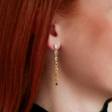 Dazzling Gemstone Brilliance Drop Earrings