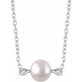 Gleaming Grace Pearl Necklace