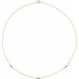 Radiant Trio Diamond Necklace