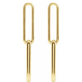 Paperclip Chic Earrings