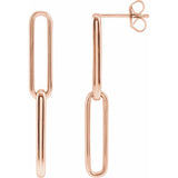 Paperclip Chic Earrings