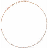 Radiant Diamond Halo Necklace