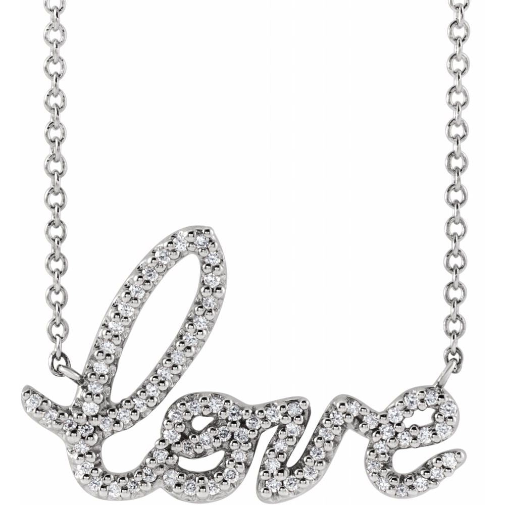 Sacred Love Diamond Necklace