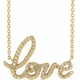 Sacred Love Diamond Necklace