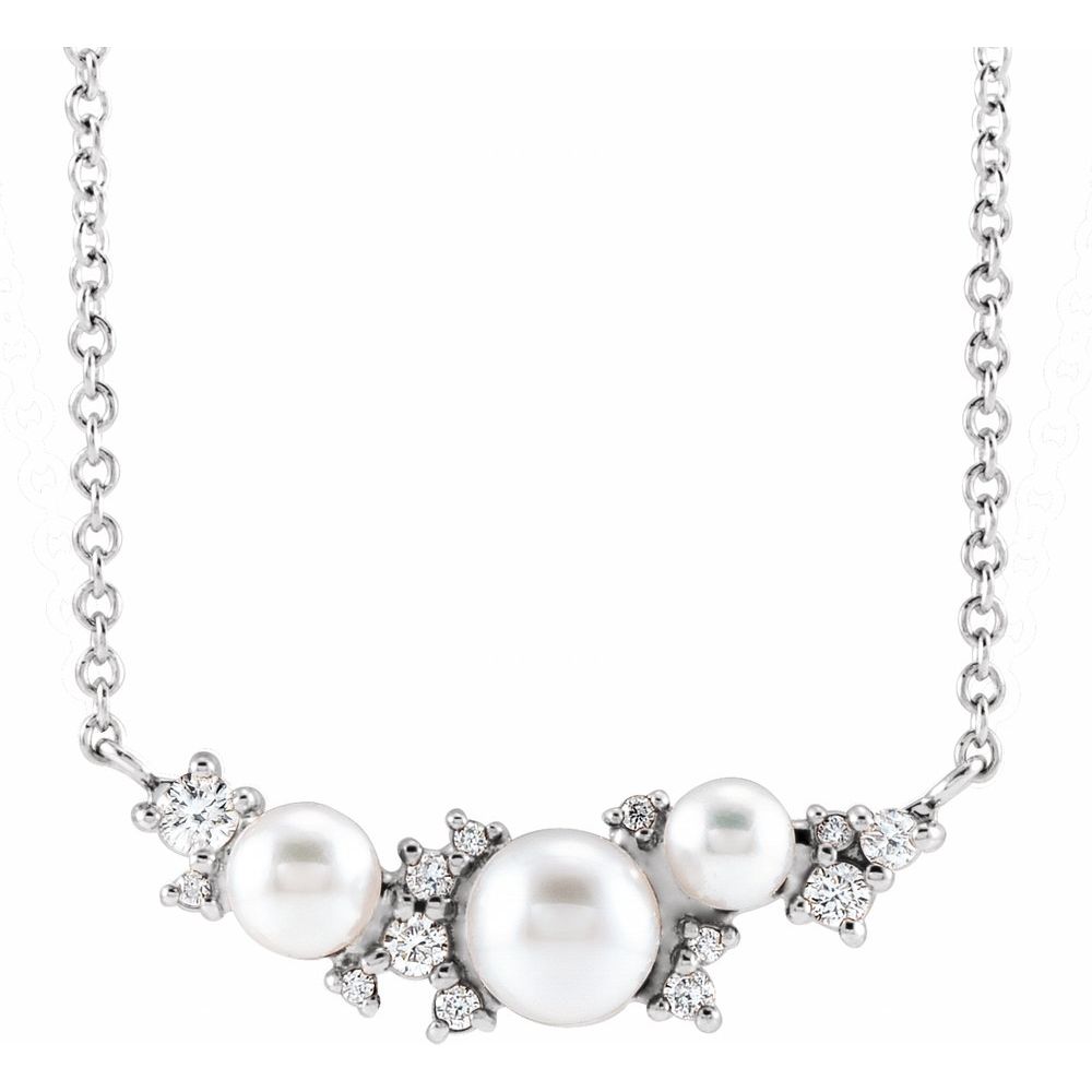Ethereal Grace Pearl Necklace