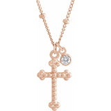 Blessed Beads Cross Necklace