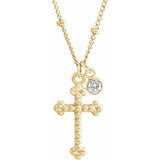 Blessed Beads Cross Necklace