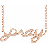 Pray Necklace
