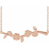 Blooming Bar Necklace