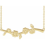 Blooming Bar Necklace