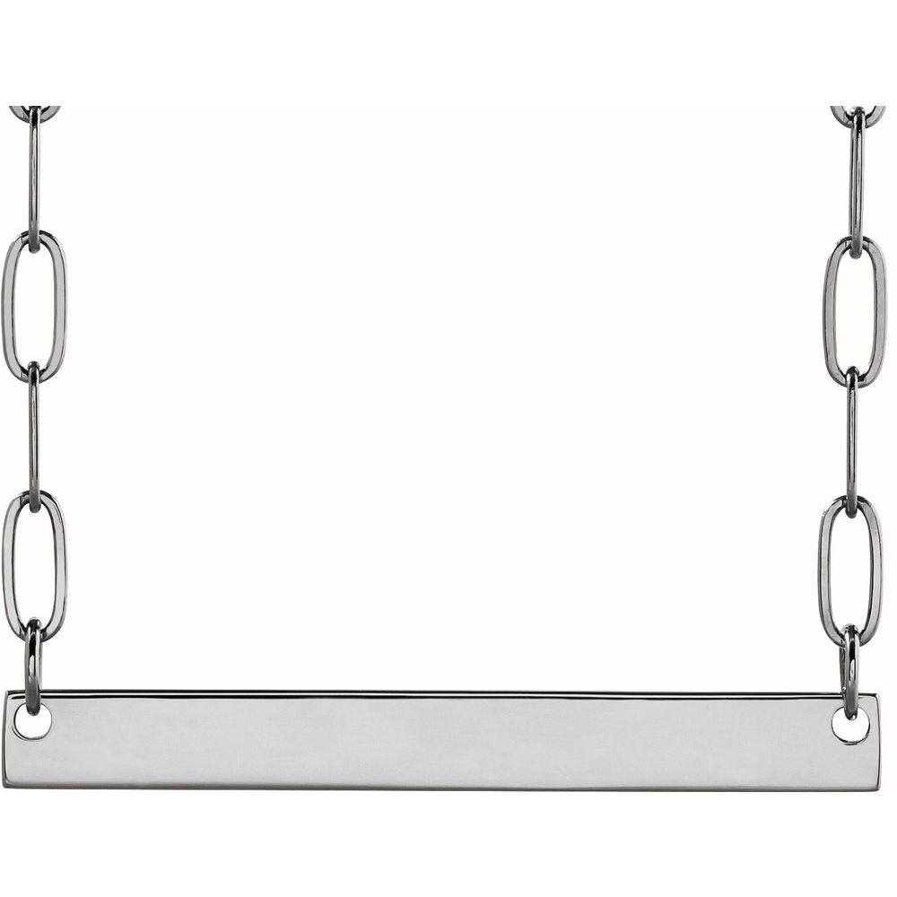 Eternal Reflection Bar Necklace