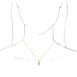 Glorious Gemstone Cross Necklace