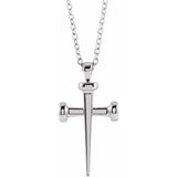 Sacred Nail Cross Necklace