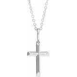 Divine Edge Cross Necklace